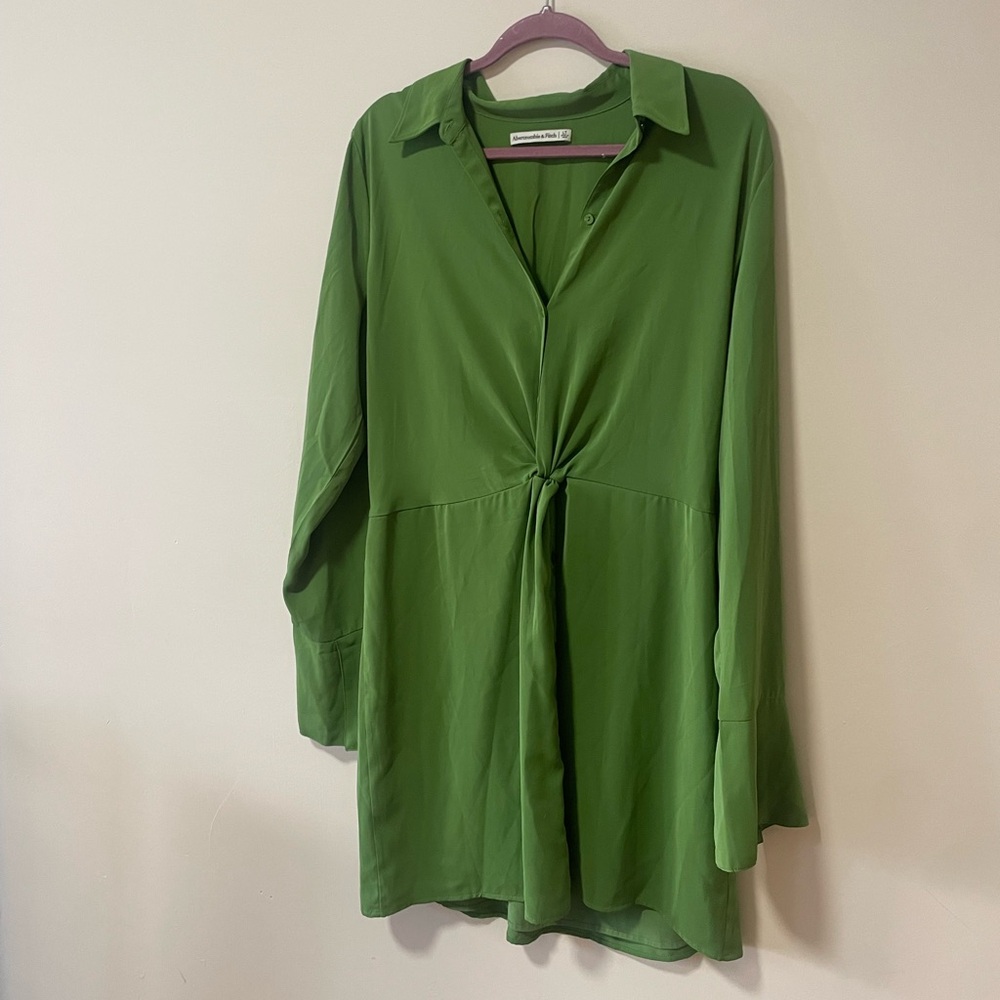 Long sleeve Abercrombie button up dress